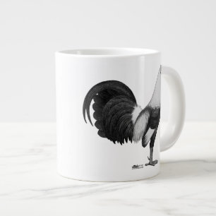 Kampfhahn Grau Duckwing Jumbo-Tasse