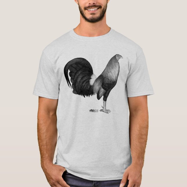 Kampfhahn-Rot-Luke T-Shirt (Vorderseite)