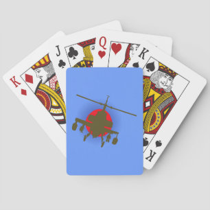 Kampfhubschrauber Spielkarten