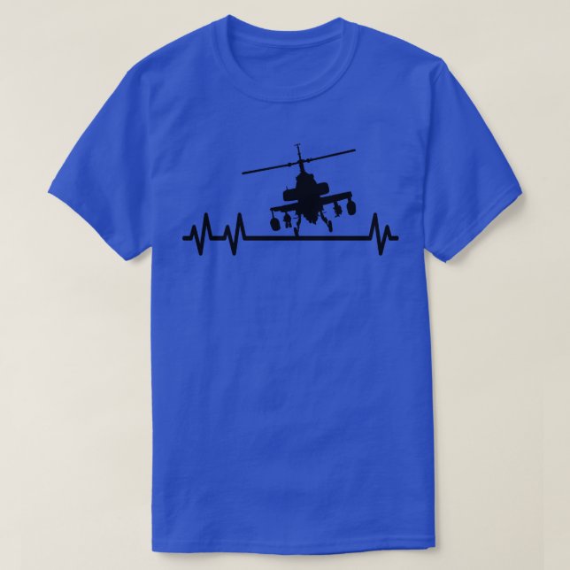 Kampfhubschrauberpuls T-Shirt (Design vorne)