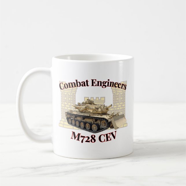 Kampfingenieure M728 CEV-Tasse Kaffeetasse (Links)