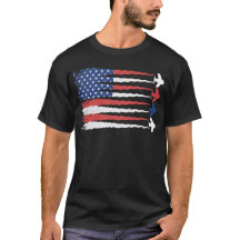Kampfjet 4. Juli - Amerikanische Flagge USA