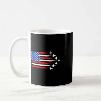 Kampfjet Flugzeug Amerikanische Flagge Kampfjets 4 Kaffeetasse
