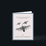 Kampfjet | Foto Bar Mitzvah Dankeschön Karte<br><div class="desc">Vielen Dank an Ihre Bar Mitzvah Gäste mit Ihrem eigenen Foto danke Ihnen Karte. Mit einem Jagdjet-Thema mit Platz, um eine Nachricht im Inneren zu schreiben. Fügen Sie Ihre Personalisierungswahl hinzu. Diese professionell gestalteten Karten sind schnell anpassbar. Fügen Sie diesem Design Ihre benutzerdefinierte Formulierung hinzu, indem Sie die Felder "Diese...</div>
