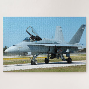Kampfjet-Hintergrund Puzzle