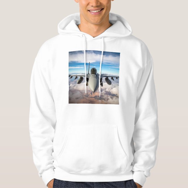 Kampfjet Hoodie (Vorderseite)