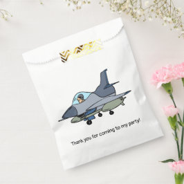 Kampfjet Militärflugzeuge Geburtstag Geschenktütchen