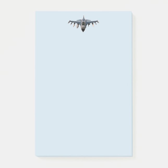 Kampfjet Post-it Klebezettel (Vorderseite)