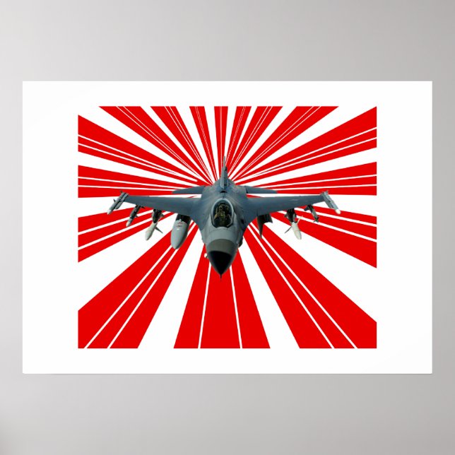 Kampfjet Poster (Vorne)