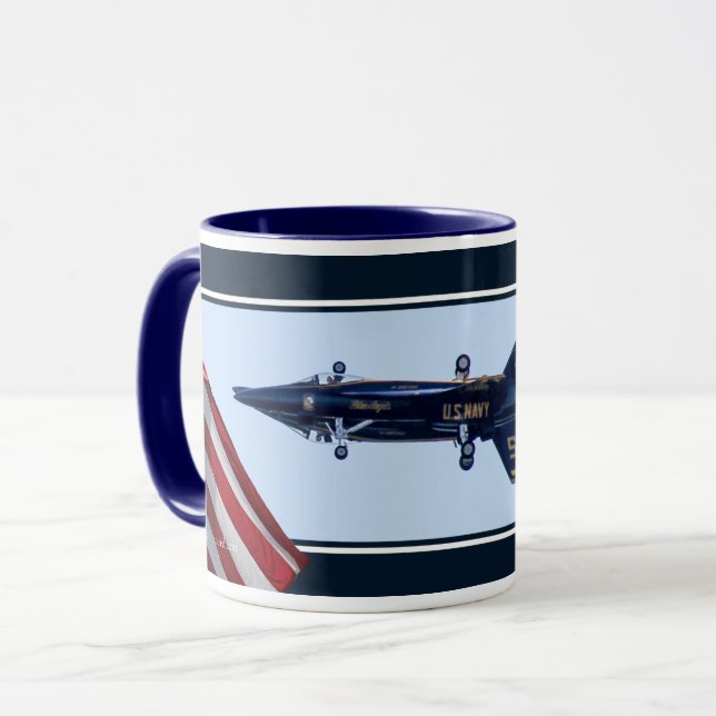 Kampfjets F/A-18 E/F Super Hornets Angels  Tasse (Vorderseite Links)