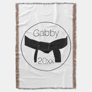 Kampfkunst Basic Black Belt Decke