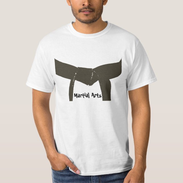 Kampfkunst-Brown-Gurt T-Shirt (Vorderseite)