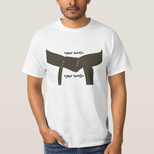 Kampfkunst-Brown-Gurt T-Shirt (Vorderseite)