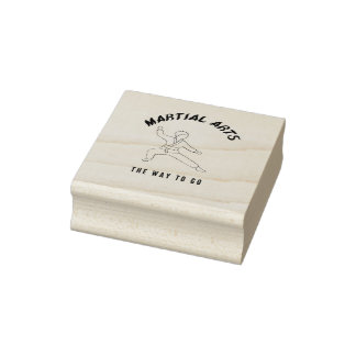Kampfkunst der Weg Gummistempel