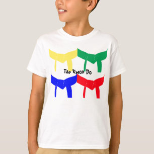 Kampfkunst-farbige Gurte T-Shirt-Kinder T-Shirt