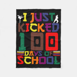 Kampfkunst Ich habe gerade 100 Tage der Schule Kar Fleecedecke