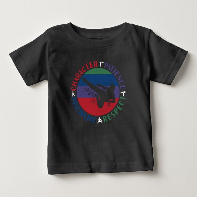 Kampfkunst - Karate-Grundwerte Baby T-shirt (Vorderseite)