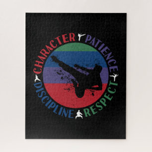 Kampfkunst - Karate-Grundwerte Puzzle