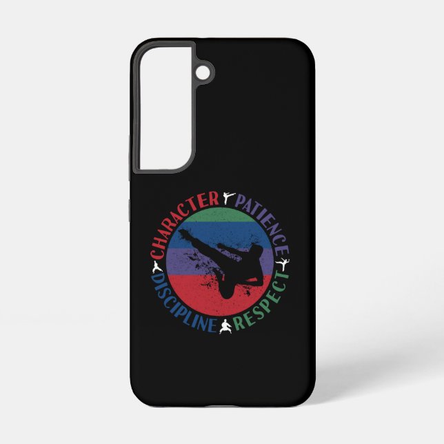 Kampfkunst - Karate-Grundwerte Samsung Galaxy Hülle (Rückseite)