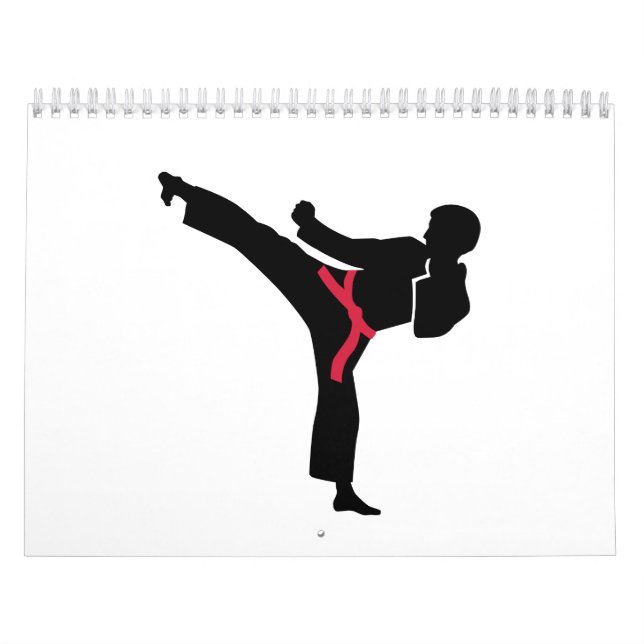 Kampfkunst-Karatetritt Kalender (Titelbild)