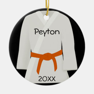 Kampfkunst Orange Gürtel Ornament