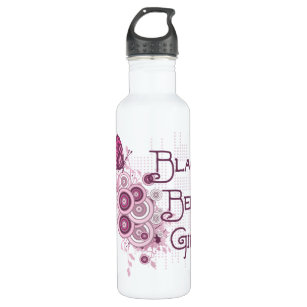 Kampfkunst-rosa Schmetterlings-Gürtel-Mädchen Trinkflasche