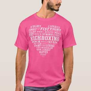 Kampfkunst und Kickboxer Kickboxing T-Shirt