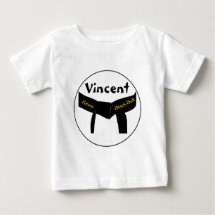 Kampfkunst-Zukunft-schwarzer Gürtel Baby T-shirt