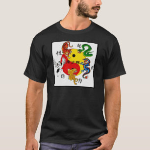 KAMPFKÜNSTE 5 TIERE T-Shirt