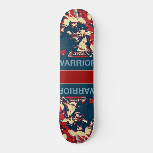 Kampfkünste bushido japanische Krieger Samurais Skateboard (Vorderseite)