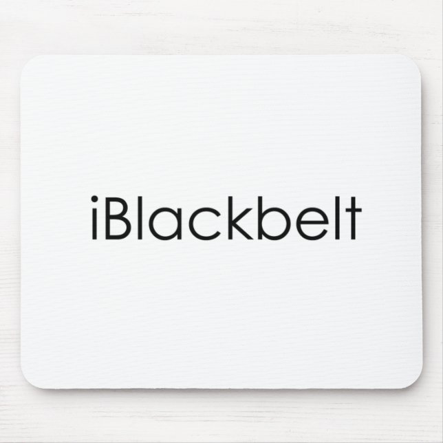 Kampfkünste iBlackbelt Mousepad (Vorne)