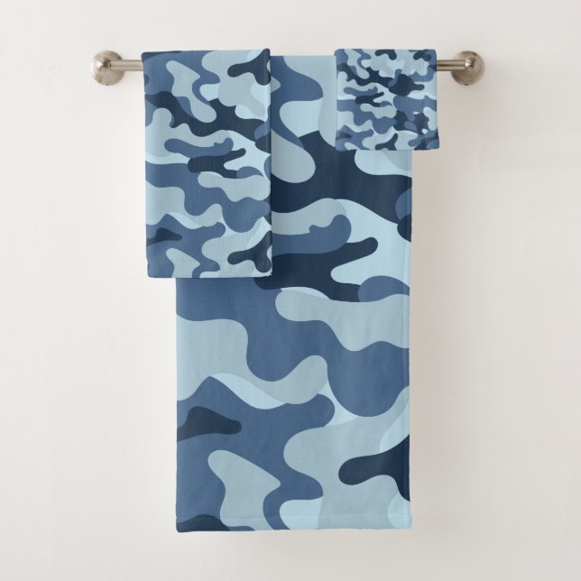 Kampflage Muster, Militärmuster, Camouflage, Armee Badhandtuch Set (Insitu)