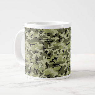 Kampflage Muster, Militärmuster, Camouflage, Armee Jumbo-Tasse