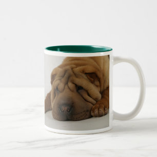 Kampfläufer-Morgen Zweifarbige Tasse