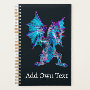 Kampfmagier Blauer Feuerdrache Inferno Fantasy Planer