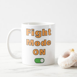 Kampfmodus Ein Kaffeetasse