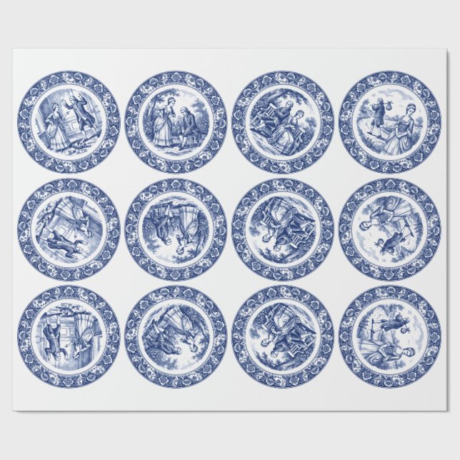 Kampfpaar Geschenkpapier (Flach)