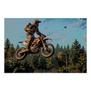Kampfrettungsmission - Motocross Rider Poster