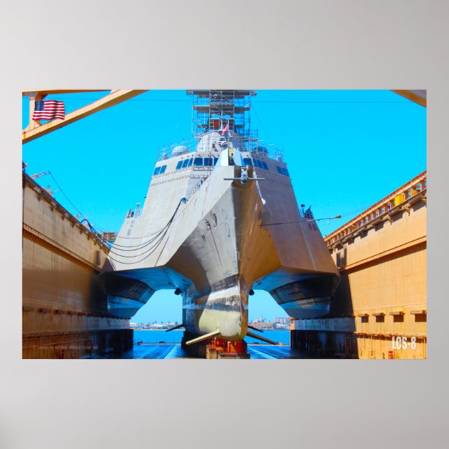 KAMPFSCHIFF - LCS-8 POSTER (Vorne)
