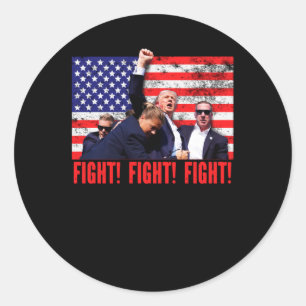 Kampfschlacht Runder Aufkleber