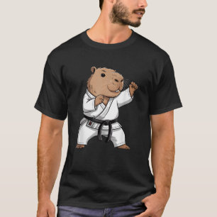 Kampfsport Capybara Lustig Karate Taekwondo Jiu J T-Shirt