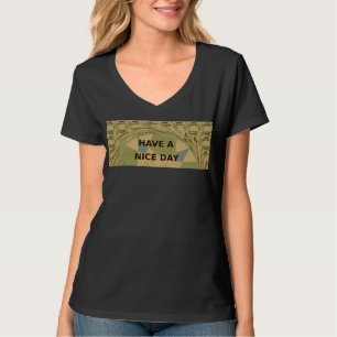 Kampfsport Damen Hanes Nano V-Ausschnitt T-Shirt