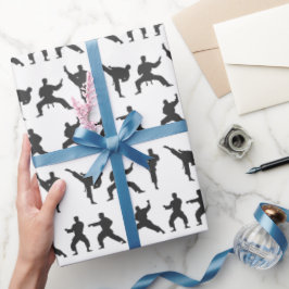Kampfsport-Geschenkpapier, Karate Taekwondo-Gesche Geschenkpapier