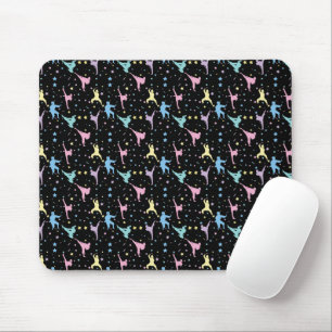 Kampfsport Karate Abstrakt Sterne Glitzer Mousepad