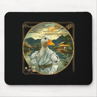 Kampfsport Karate Ente Sonnenuntergang Garten MMA Mousepad