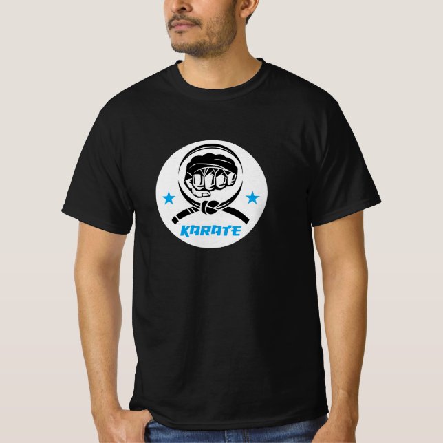 Kampfsport Karate Schwarzgurt T-Shirt (Vorderseite)