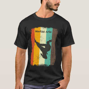 Kampfsport Retro 70er Vintage Taekwondo Karate T-Shirt