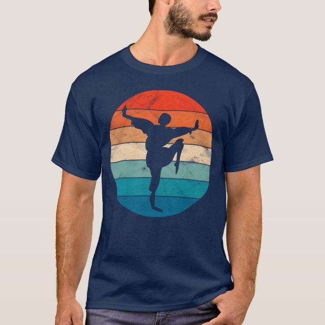 Kampfsport Retro T-Shirt (Vorderseite)