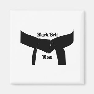Kampfsport Schwarzgurtel Mama T-Shirt  Magnet