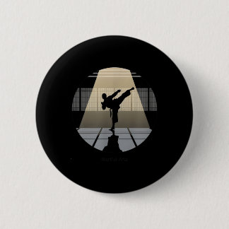 Kampfsportdisziplin Stärke Karate Taekwondo Button